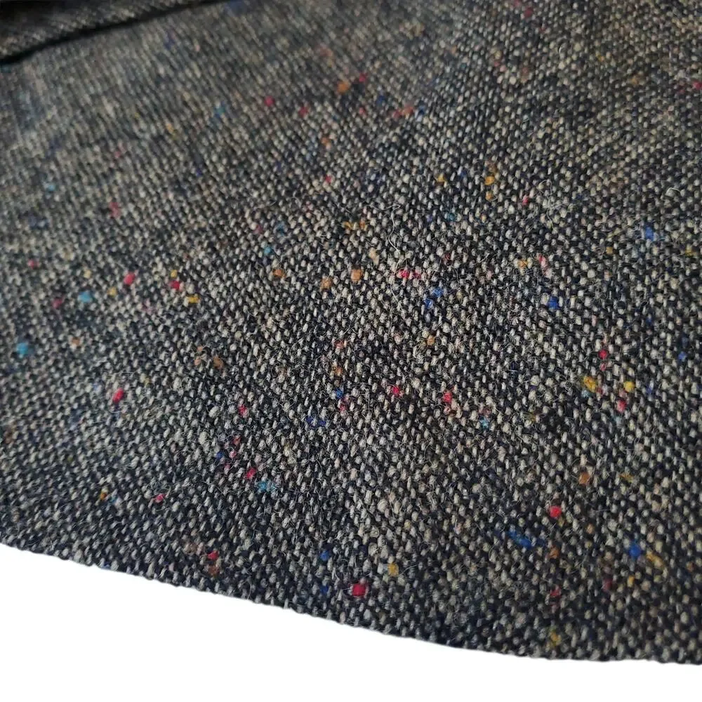 Barrington Ivy Prep 100% Wool Flecked Tweed Blazer Sport Coat Jacket Classic 46S